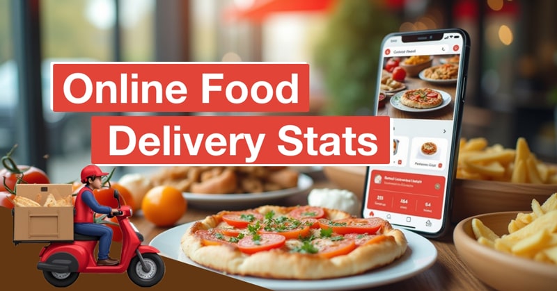 Online food delivery stats