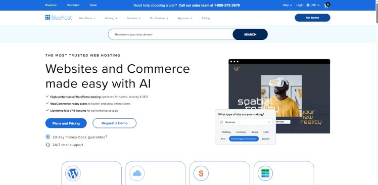 bluehost vps hosting providers