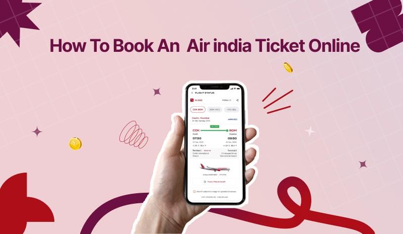 how to book an air india ticket online