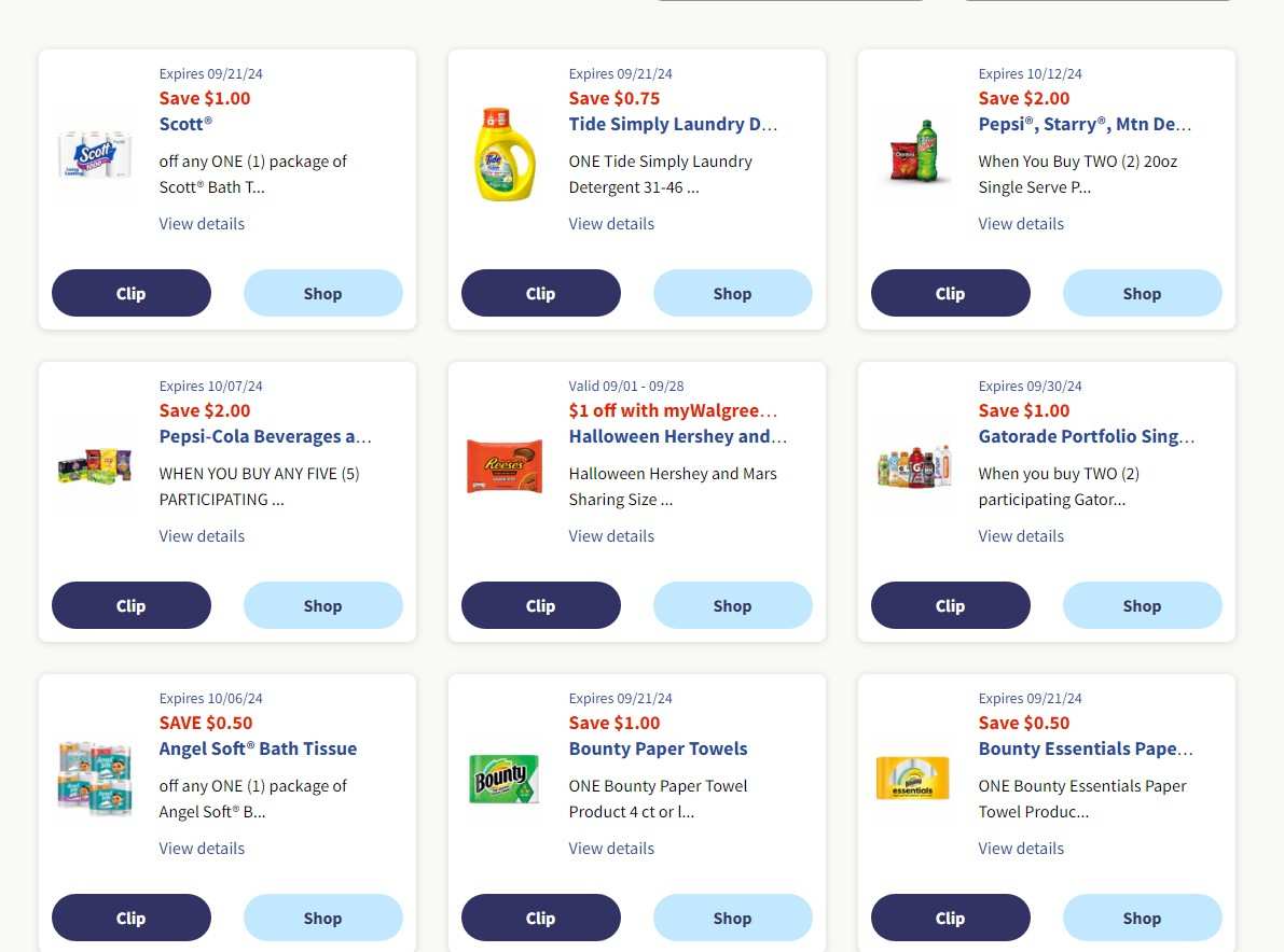 manufacturer coupons