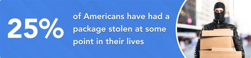 package stolen at some point of time