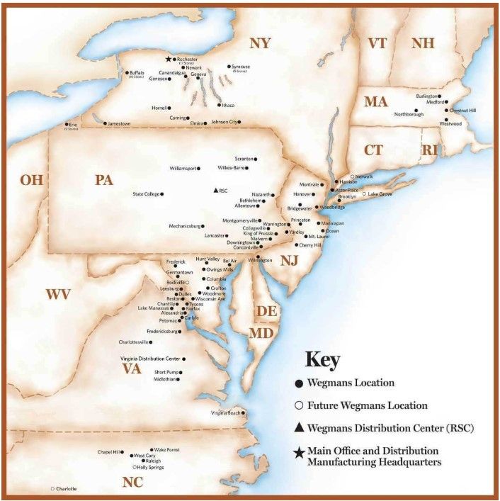 wegmans map