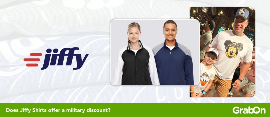 Does Jiffy Shirts offer a military discount?