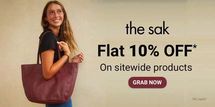 The Sak Coupon Codes & Discounts: Flat 20% OFF Mar 2024