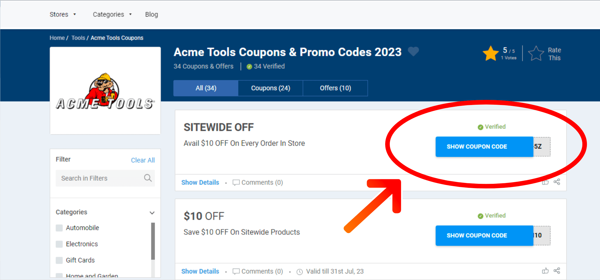 Acme Tools Promo Codes & Coupon Up To 50 OFF Offers Jan 2024