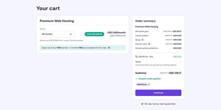 Hostinger coupon code for first time user